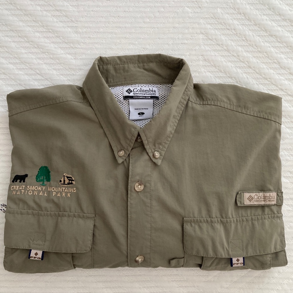 Columbia Great Smoky Mountains shirt button down - PFG vented